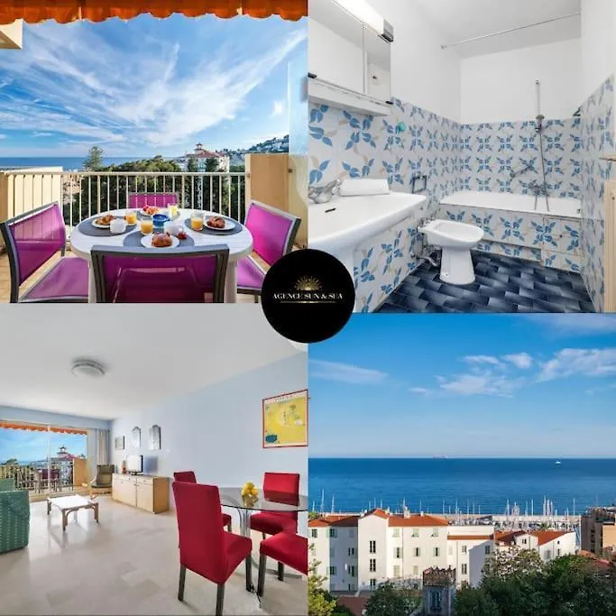 Apartment Le Fontana Rosa - Vue Mer - Terrasse - Parking Inclus Menton